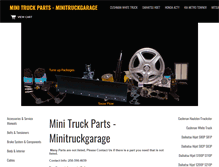Tablet Screenshot of minitruckgarage.com